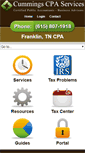 Mobile Screenshot of cummingscpaservices.com